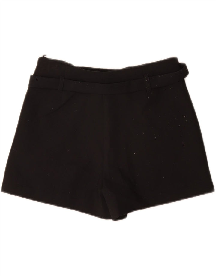 Zara Damen Freizeitshorts XS W24 Schwarz Polyester