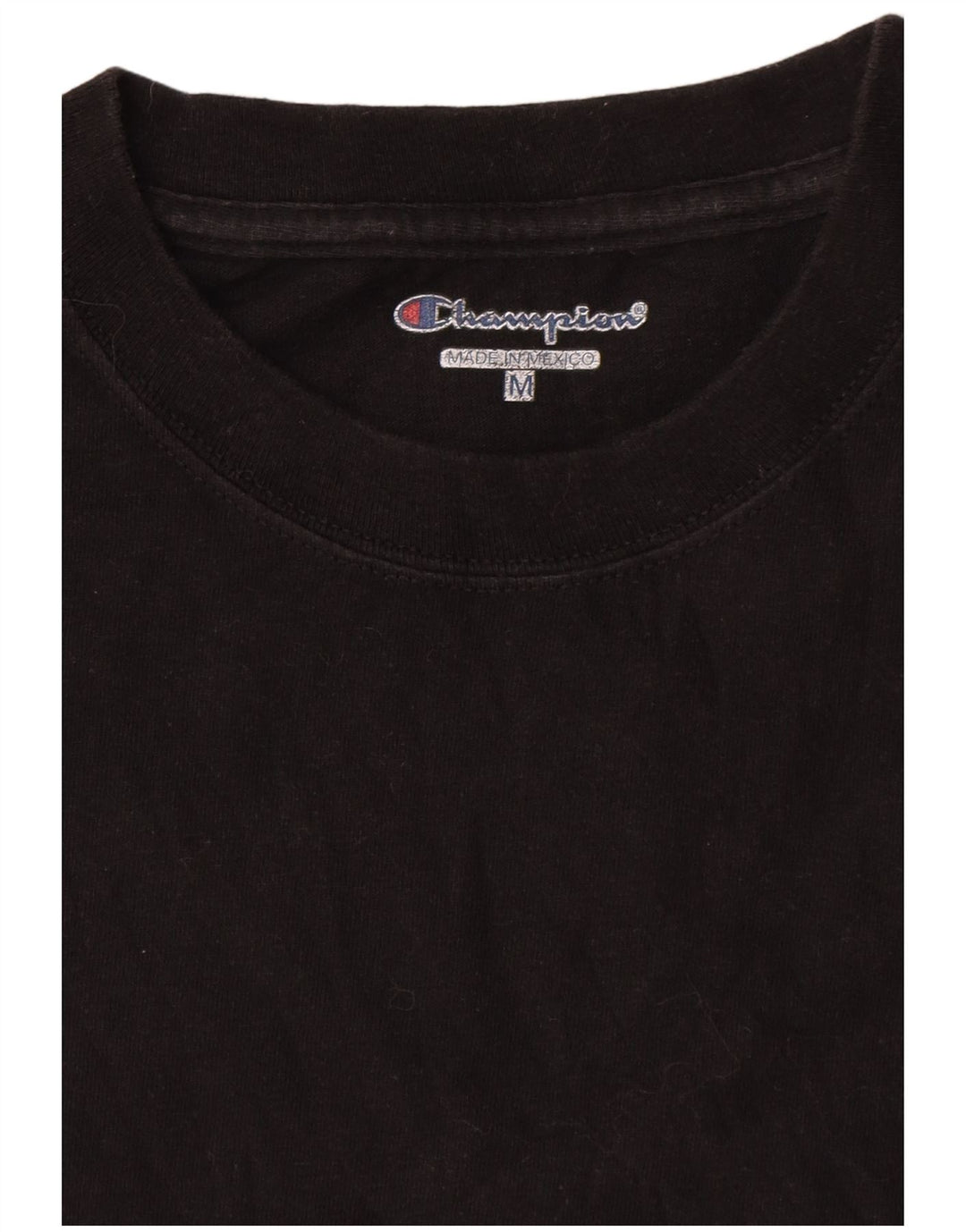 Champion Herren T-Shirt Top Medium Schwarz Baumwolle