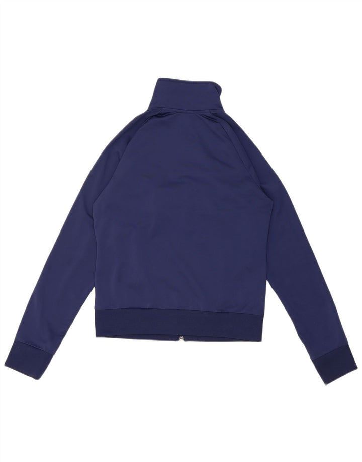 Puma Damen Trainingsanzug Top Jacke UK 12 Medium Marineblau