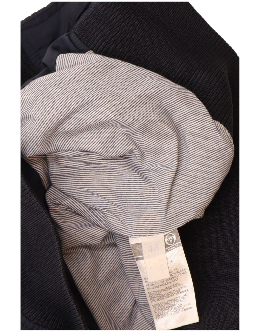 SERGIO TACCHINI Herren Bomberjacke IT 48 Medium Marineblau Polyester