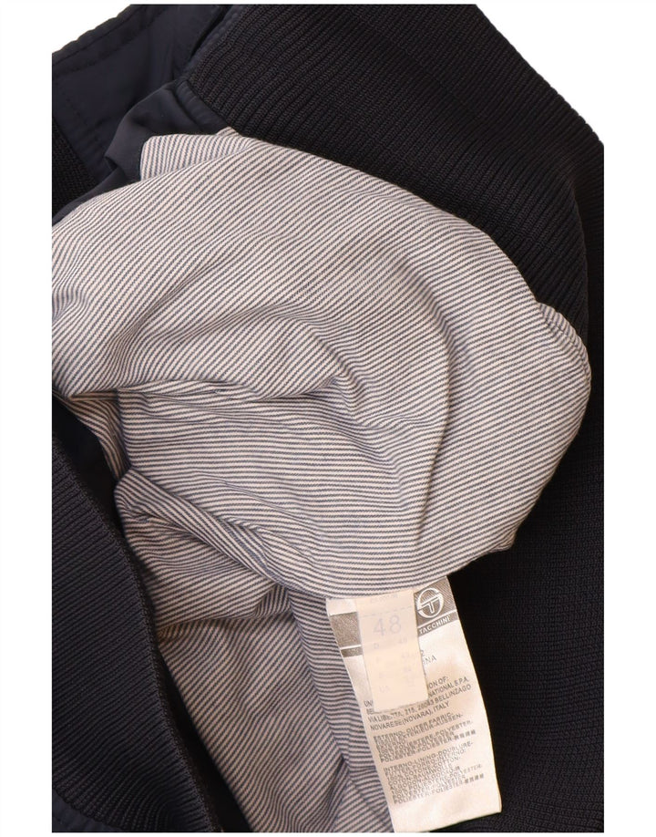 SERGIO TACCHINI Herren Bomberjacke IT 48 Medium Marineblau Polyester