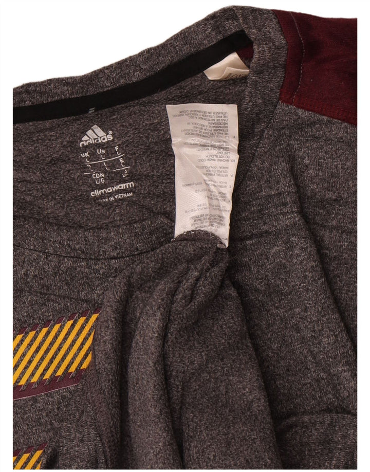Adidas Herren Arizona State Sun Devils Sweatshirt Pullover Large Grau