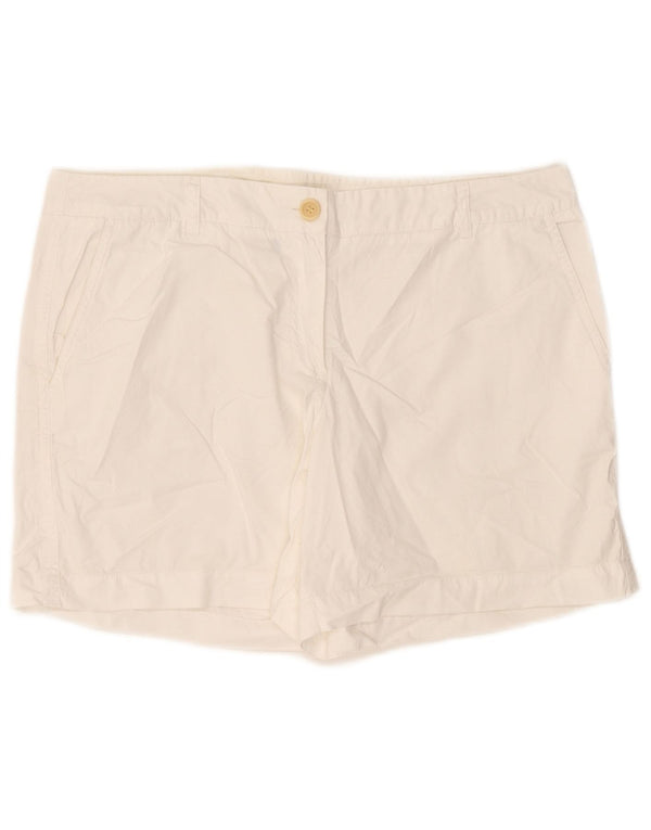 Marina Yachting Damen Chinoshorts IT 46 Large W34 Weiße Baumwolle