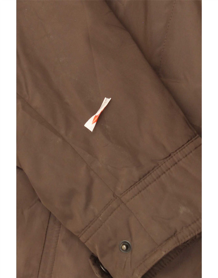Geox Womens Utility Jacke UK 14 Large Braun Polyester