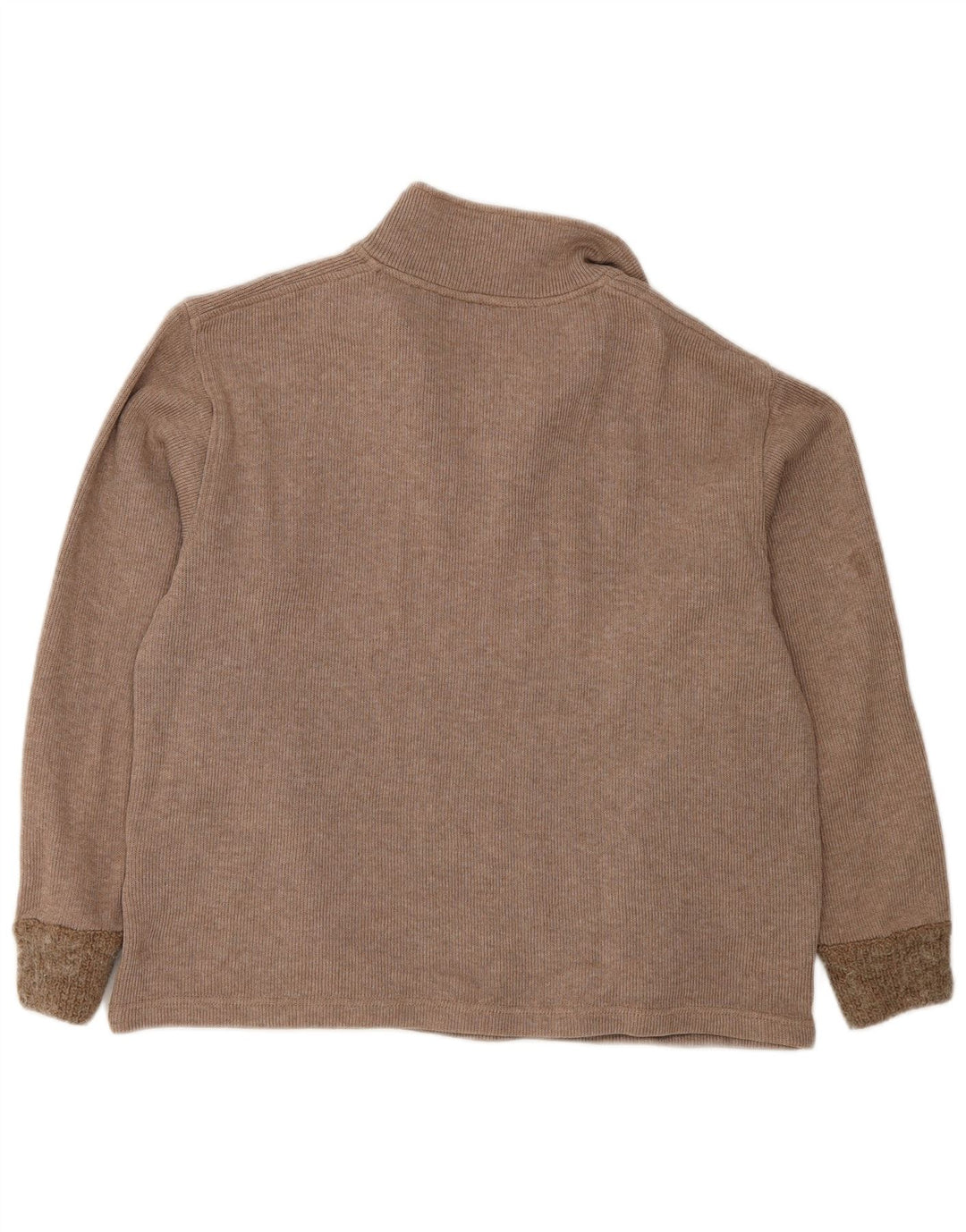 Champion Damen-Pullover mit Reißverschluss, UK 14, Mittelbeige