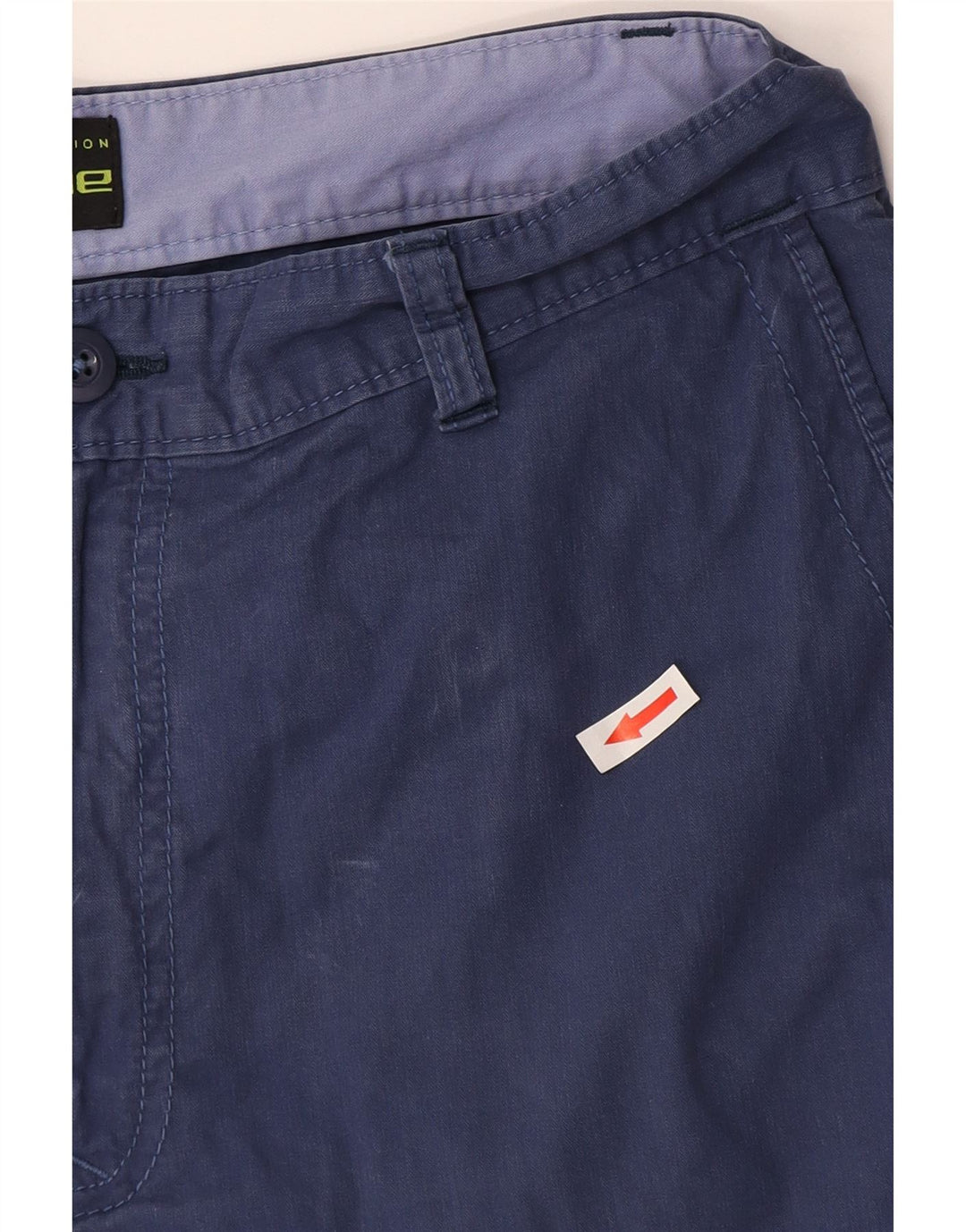 MARKS & SPENCER Herren-Cargoshorts mit normaler Passform, W30, mittelblaue Baumwolle