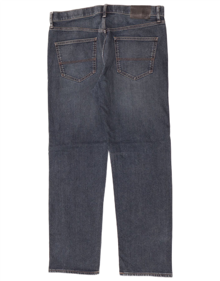 Marks & Spencer Herren-Jeans, normale Passform, gerade Passform, W36, L31, Blau, Baumwolle