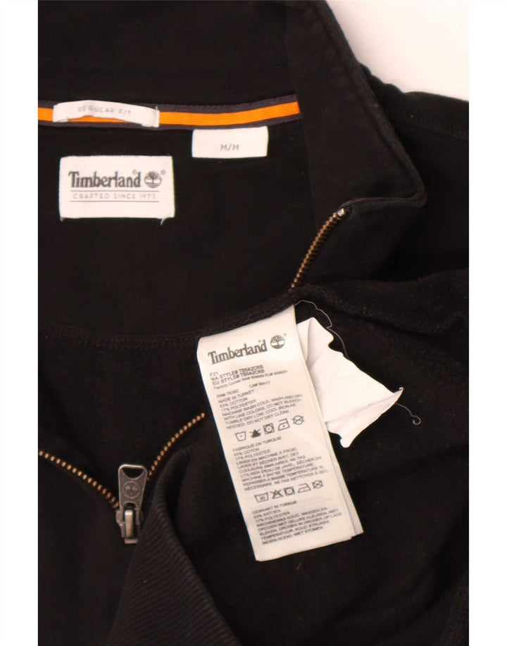 Timberland Herren-Sweatshirt mit normaler Passform und grafischem Reißverschluss, Mittelschwarz