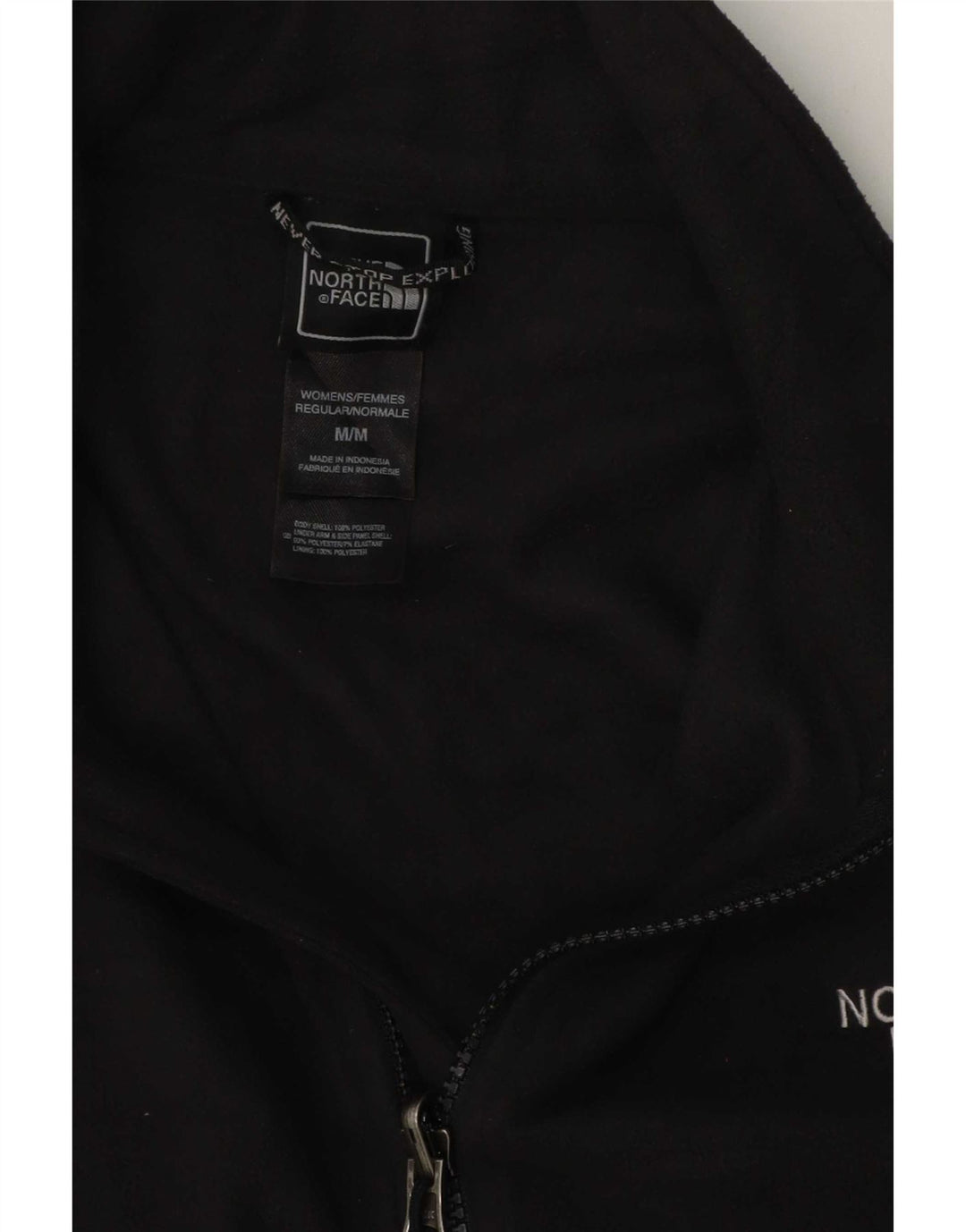 The North Face Damen Liner Fleecejacke UK 14 Mittelschwarzes Polyester