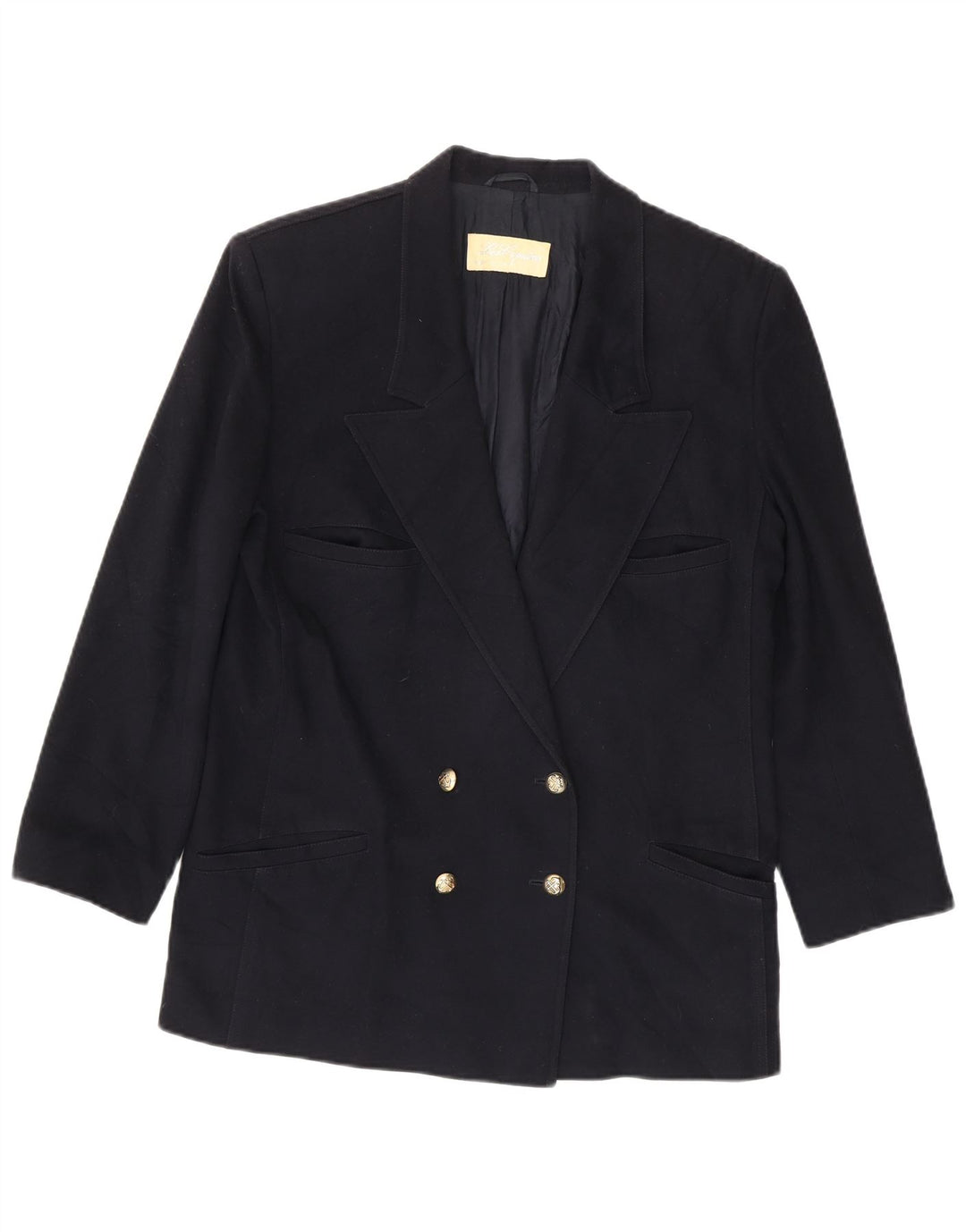 Zweireihiger Blazer für Damen von Les Copains, Gr. 14, mittleres Marineblau