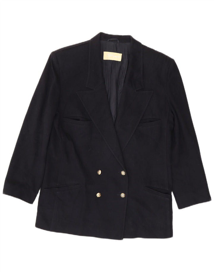 Zweireihiger Blazer für Damen von Les Copains, Gr. 14, mittleres Marineblau