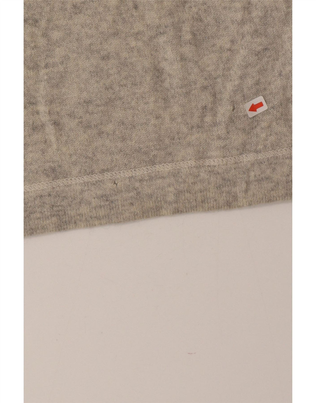 Brunello Cucinelli Damen-Pullover mit V-Ausschnitt, UK 14, Größe L, grauer Kaschmir