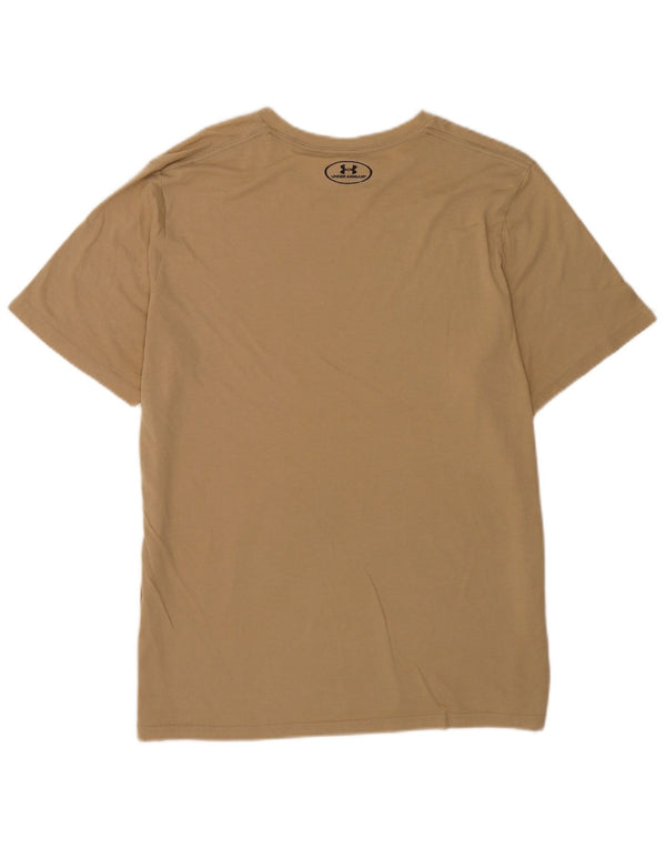 Under Armour Herren Heat Gear T-Shirt Top XL Khaki