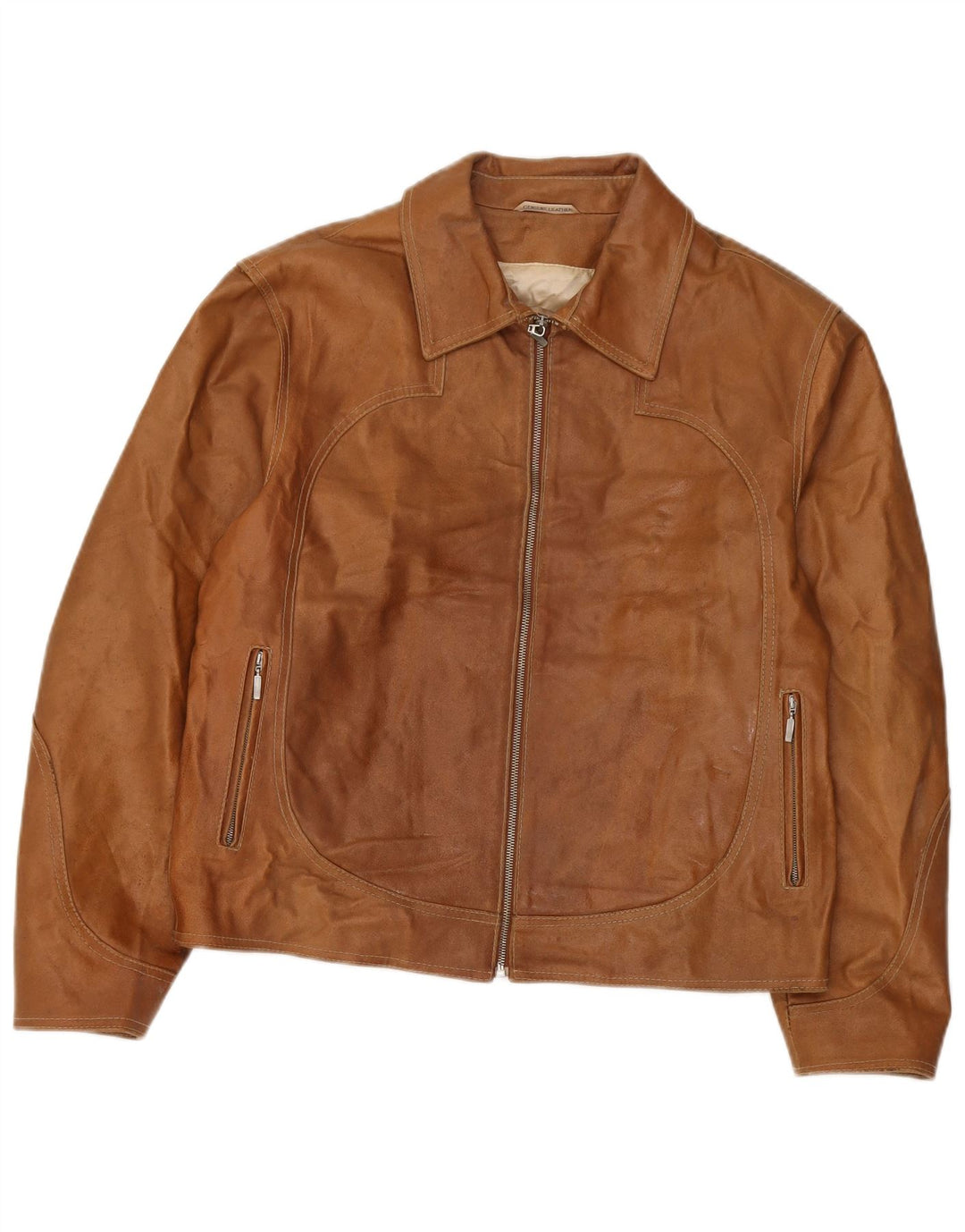J.J.Scott Herren-Lederjacke IT 50 Large Brown