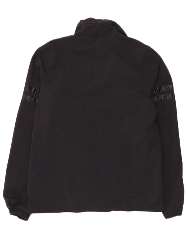 ELLESSE Übergroße Trainingsjacke für Damen, UK 10, Größe S, Schwarz