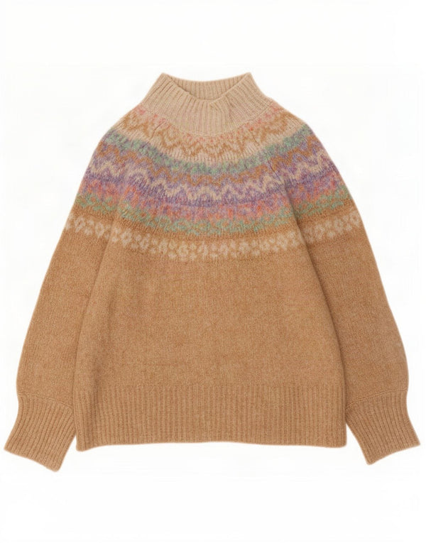 Marks & Spencer Rollkragenpullover für Damen, Gr. 10, Größe S, Beige