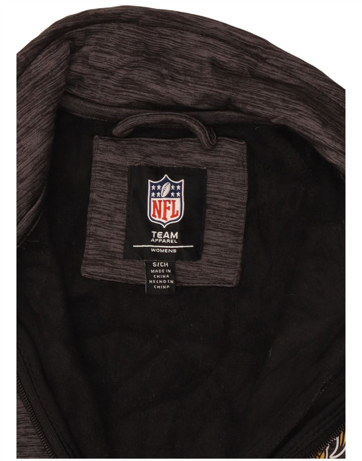 NFL Womens Minnesota Vikings Trainingsanzug Top Jacke UK 10 Small Grau meliert