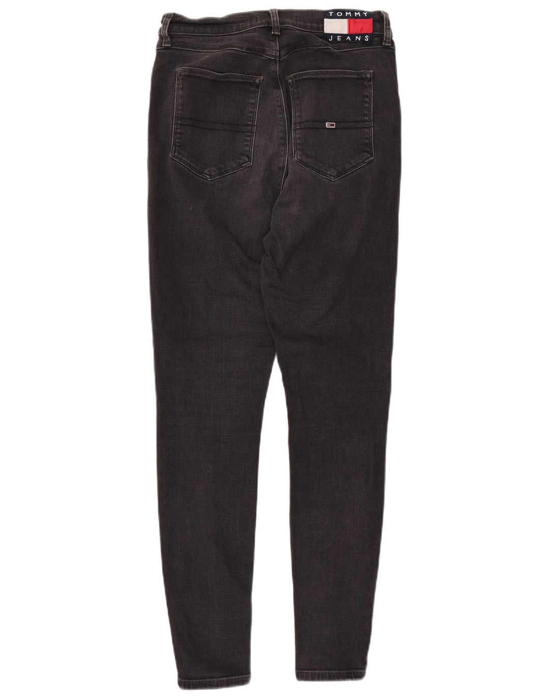 TOMMY HILFIGER Damen Melany High Rise Super Skinny Jeans W30 L30 Schwarz