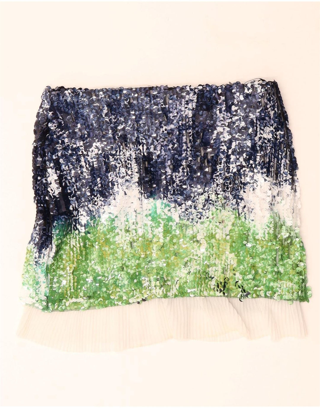 Gerader Damenrock von ZARA, mittelgroß, W28, mehrfarbig, Colourblock-Polyester