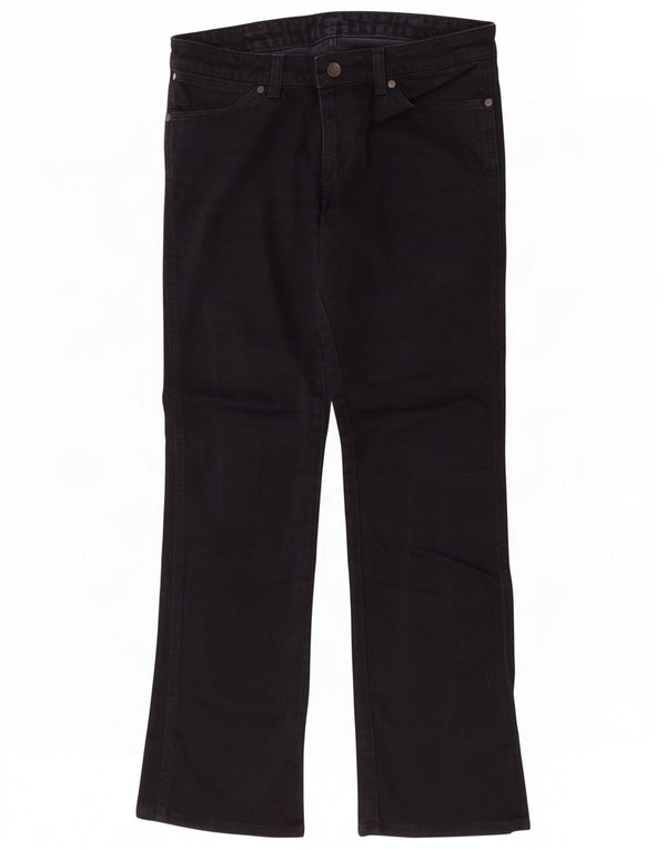 Wrangler Damen Iris Straight Jeans W30 L30 Schwarze Baumwolle