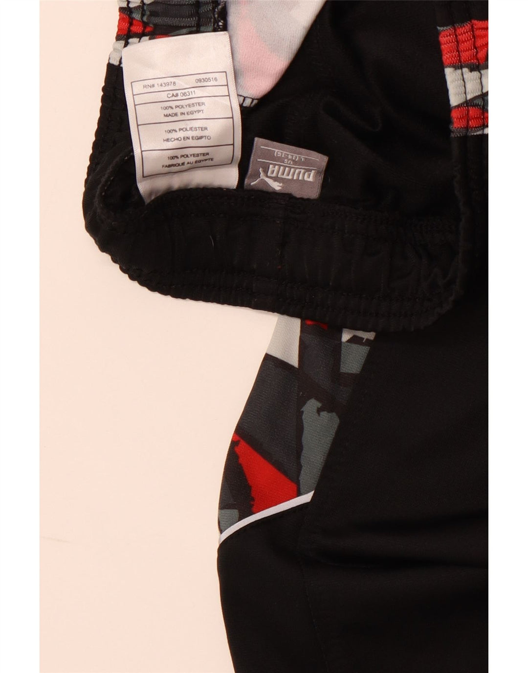 PUMA Jungen-Trainingshose, Jogginghose, 14–15 Jahre, groß, schwarz, geometrisch