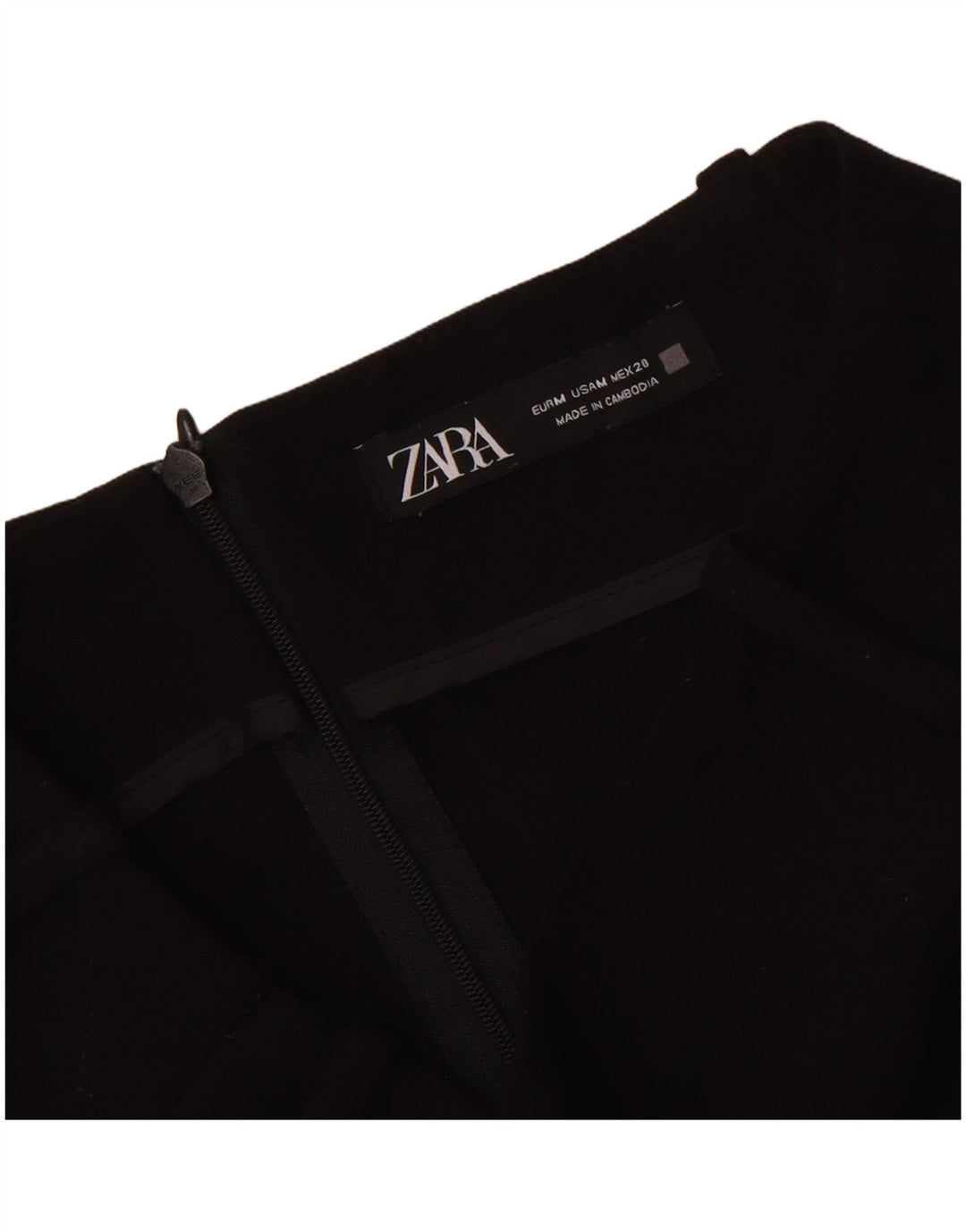 Zara Damen Minirock Medium W28 Schwarz