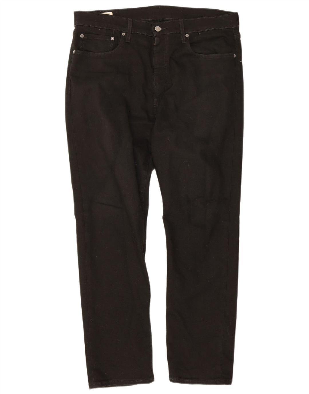 Levi's Herren 512 Slim Tapered Jeans W36 L30 Schwarze Baumwolle