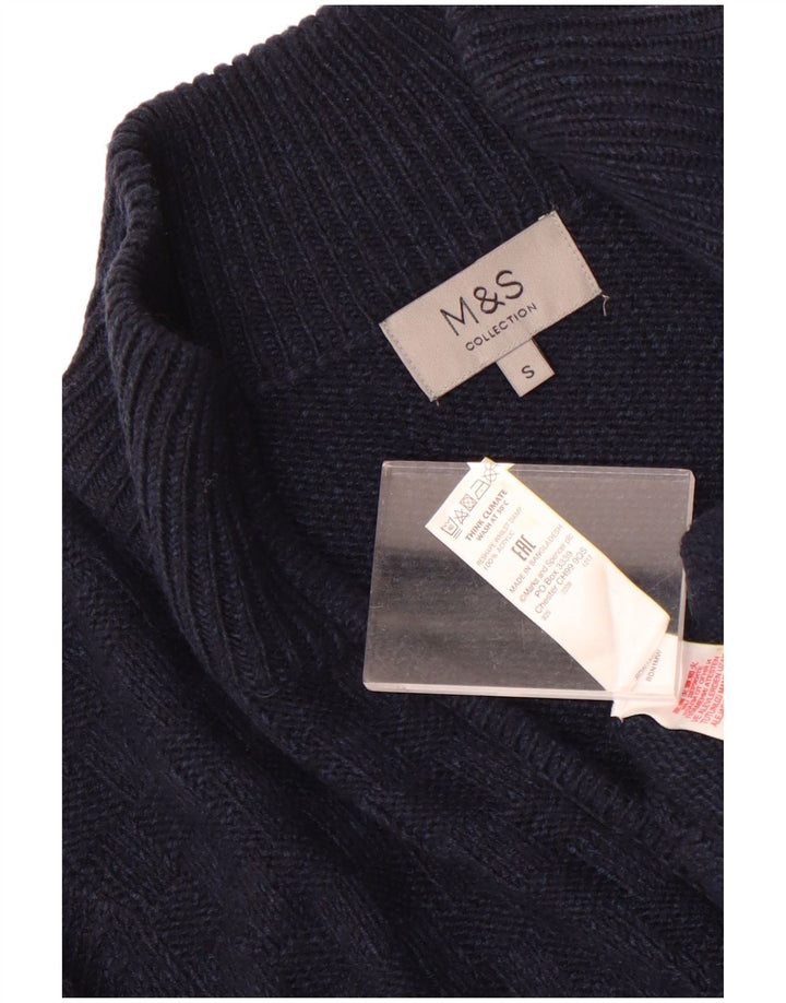 Marks & Spencer Herren-Strickjacke, klein, marineblau, Acryl