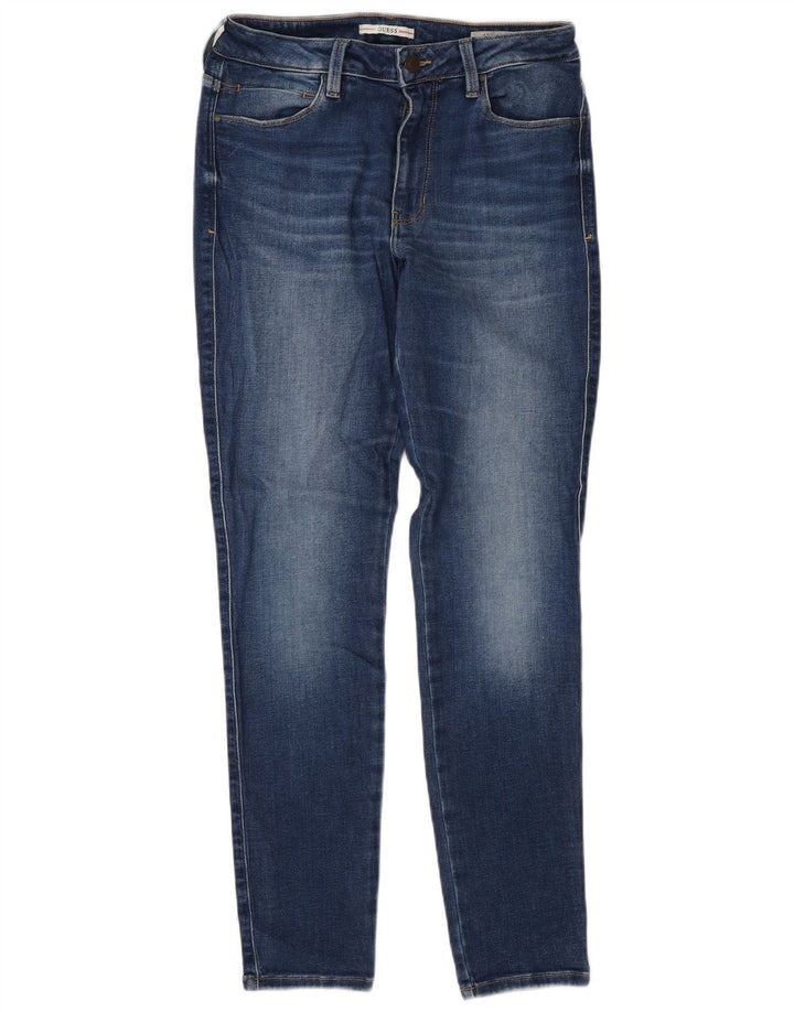 Guess Damen Skinny Jeans W30 L30 Blaue Baumwolle