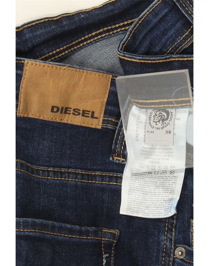 Diesel Damen Slim Jeans W36 L31 Blaue Baumwolle