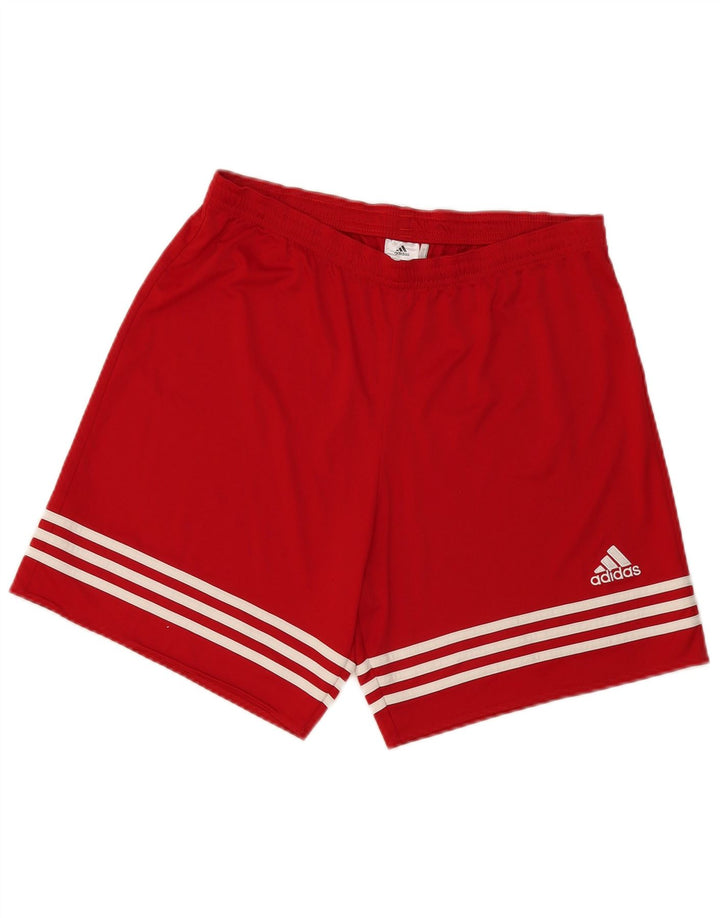 Adidas Herren Climalite Sport Shorts Großes rotes Polyester
