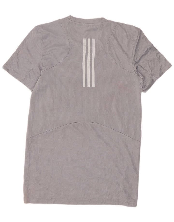 ADIDAS Herren T-Shirt Top Small Grau Polyester