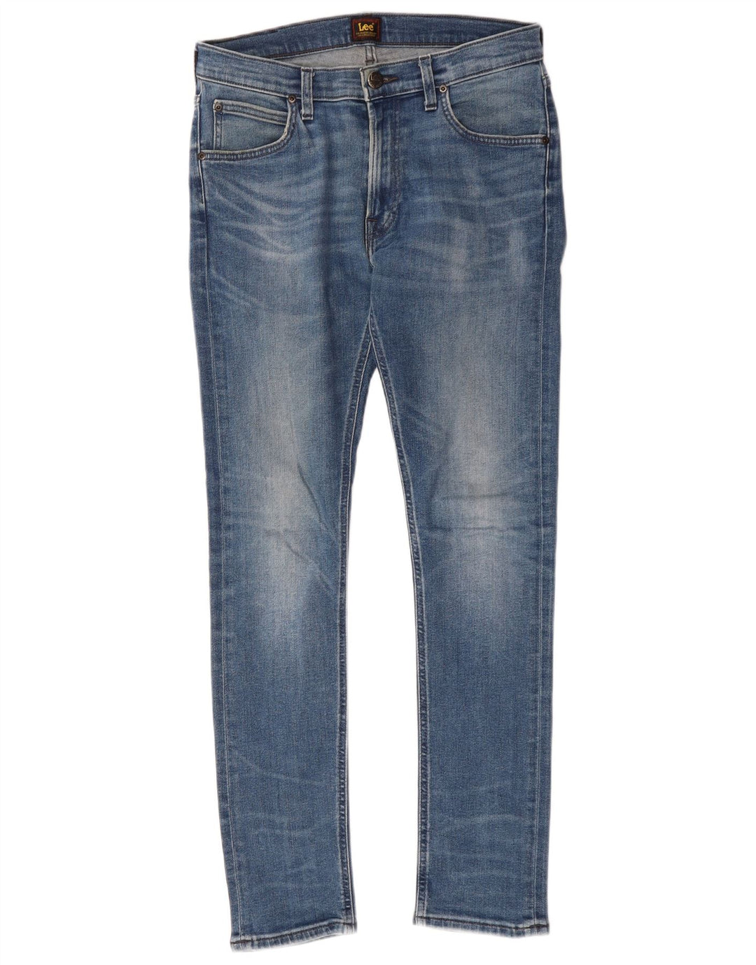 Lee Herren Skinny Jeans W30 L31 Blau