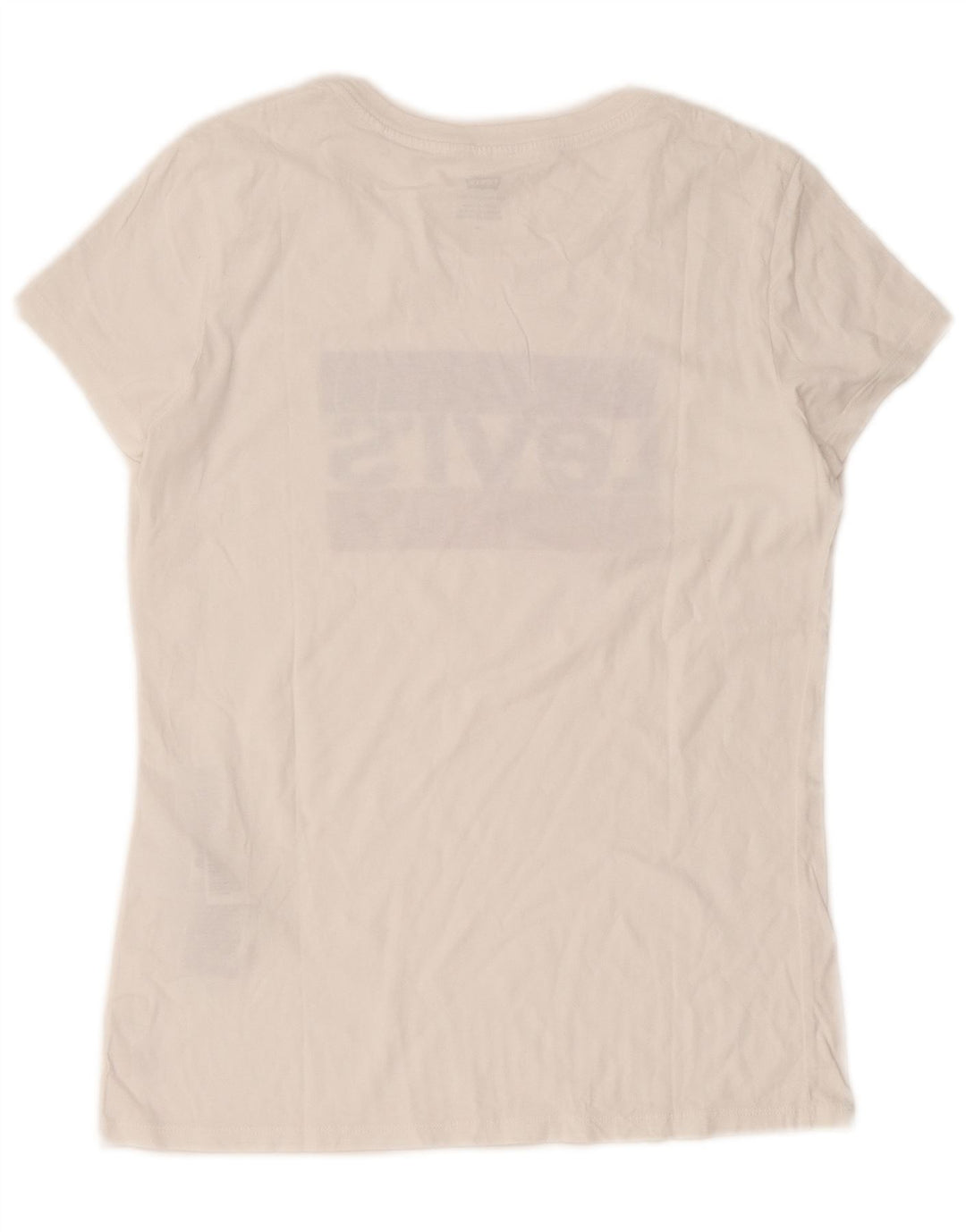 Levi's Damen-T-Shirt mit Grafik, UK 12, mittelweiße Baumwolle