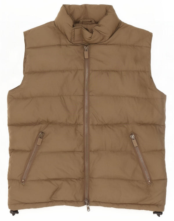 Aspesi Damen Wattierte Weste UK 6 XS Braunes Polyamid