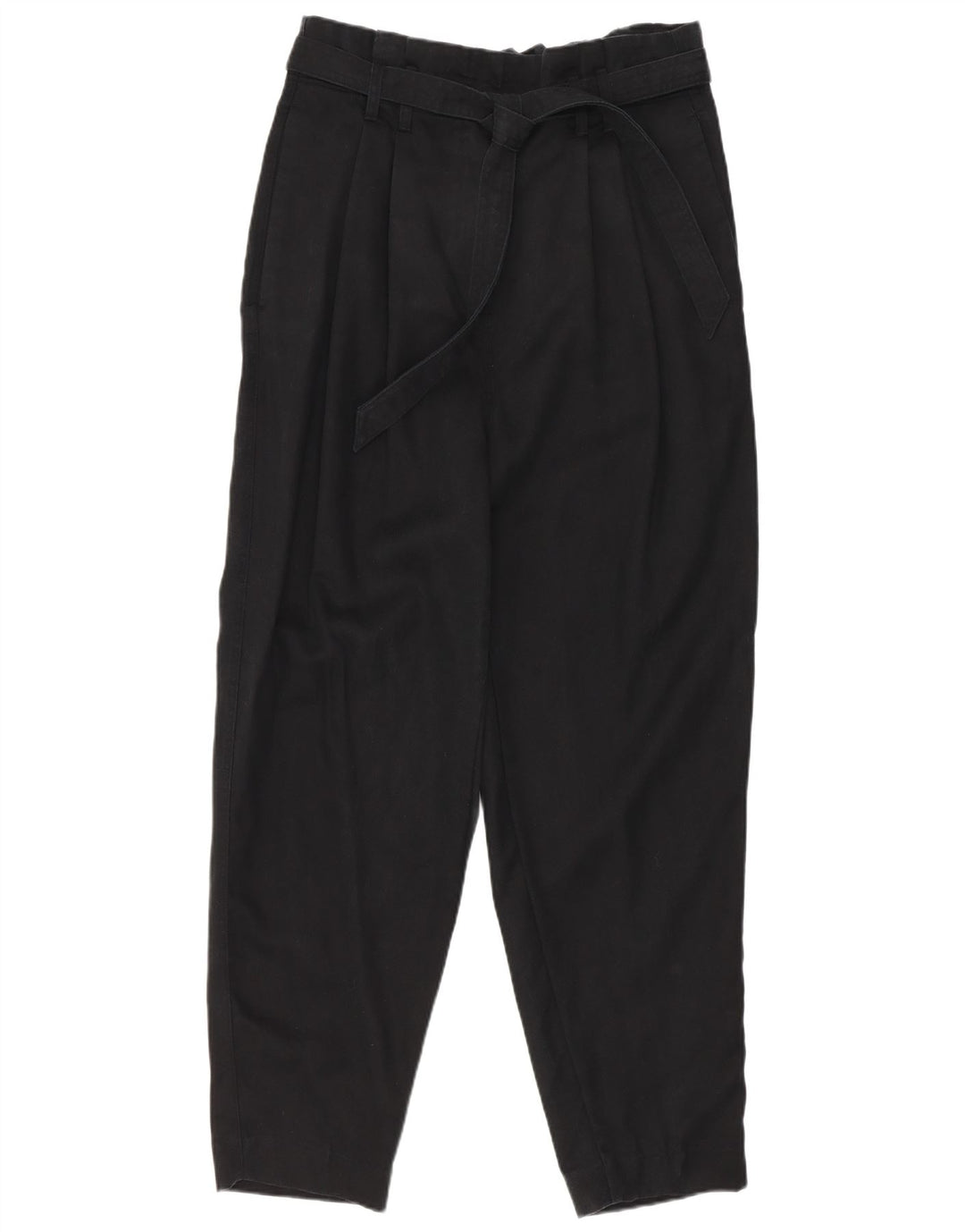 Marks & Spencer Damen Tapered Haremshose UK 12 Medium W30 L26 Schwarz