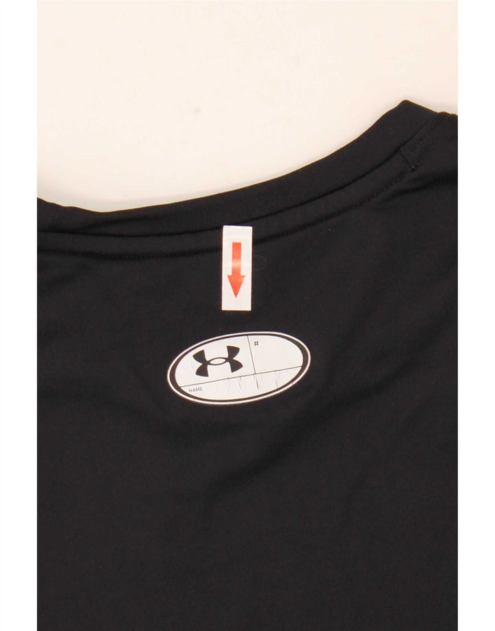 Under Armour Herren Cold Gear Top Langarm Medium Schwarz Polyester