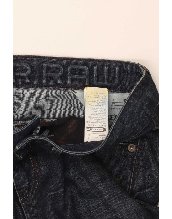 G-Star Damen Straight Jeans W29 L29 Marineblaue Baumwolle