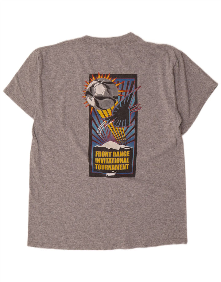 PUMA Herren Graphic T-Shirt Top Large Grau