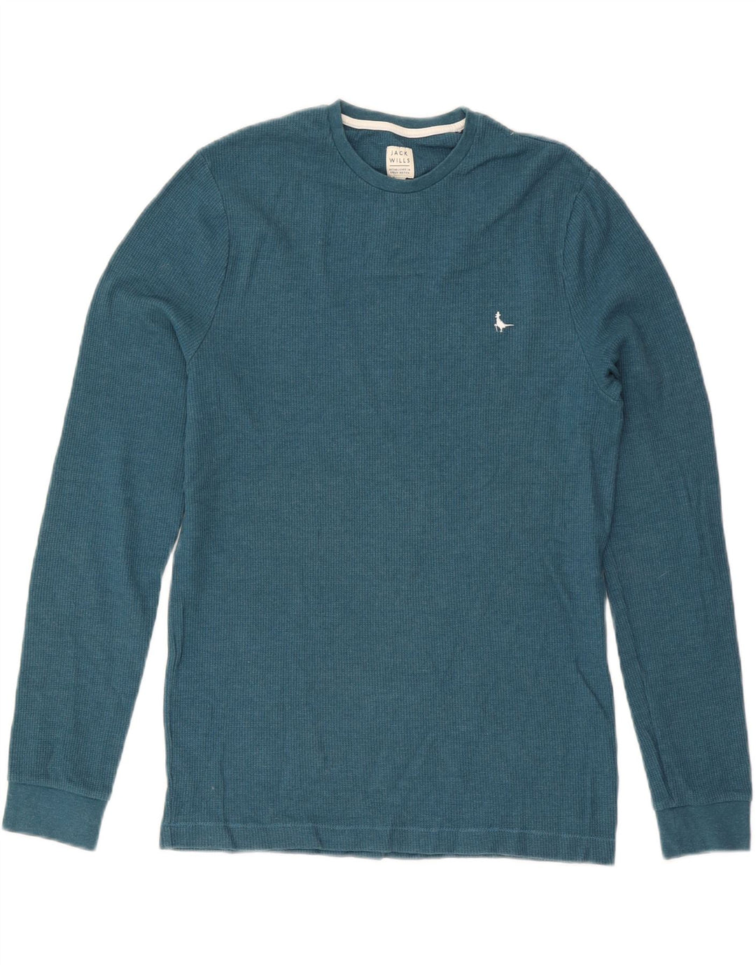 Jack Wills Herren-Oberteil, langärmelig, klein, aus blauer Baumwolle