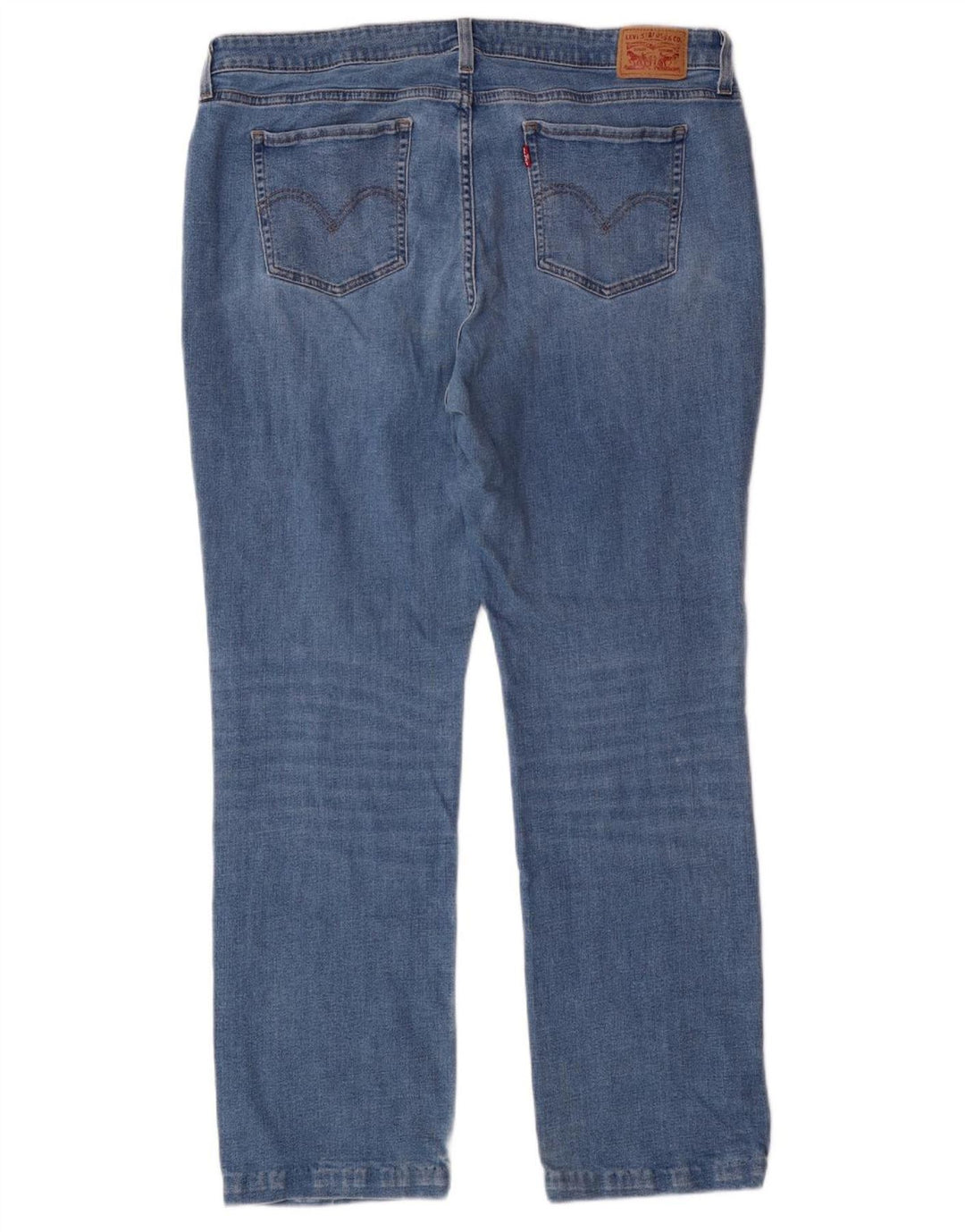 LEVI'S Damen 414 Classic Fit Straight Jeans US 20 3XL W40 L30 Blaue Baumwolle