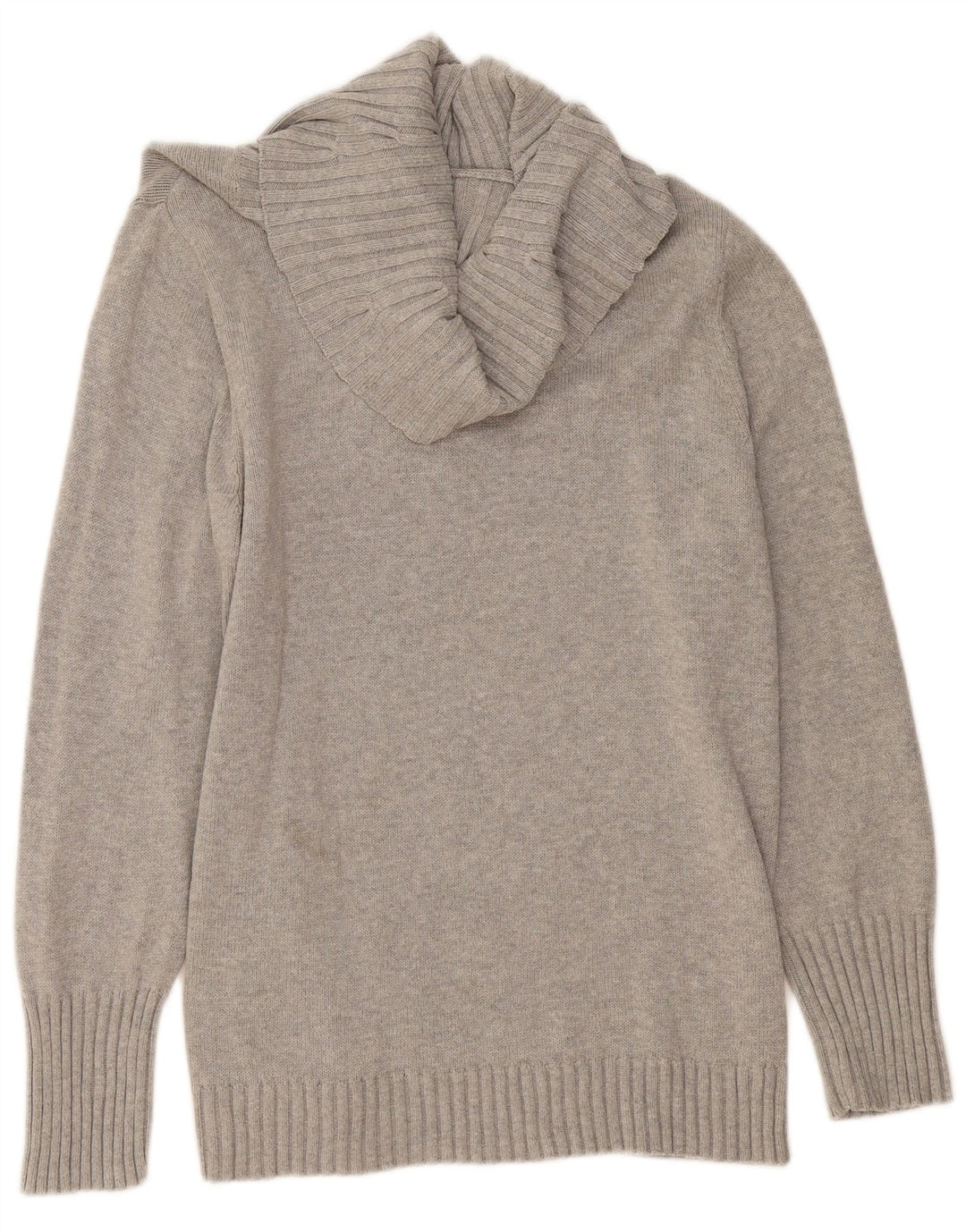 NAUTICA Damen Rollkragenpullover, UK 20 2XL, graue Baumwolle