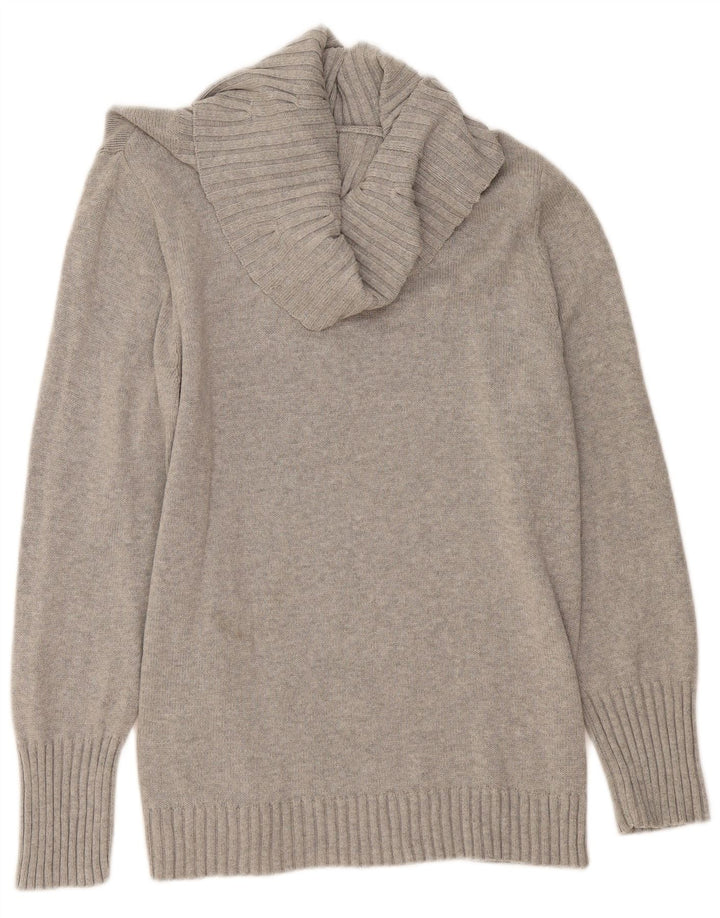 NAUTICA Damen Rollkragenpullover, UK 20 2XL, graue Baumwolle