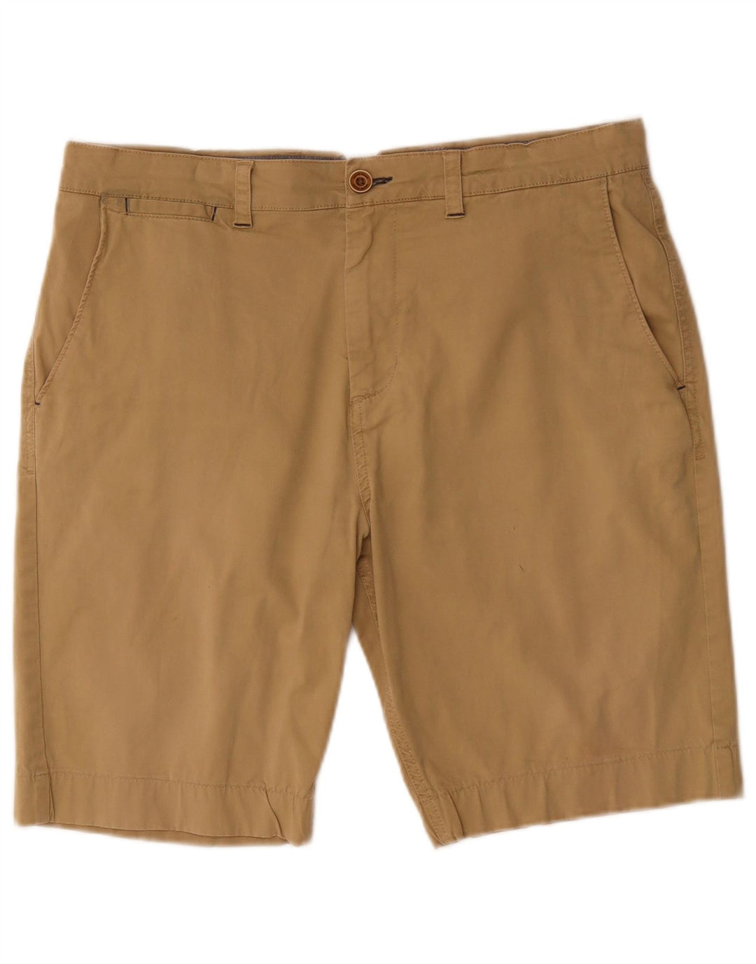White Stuff Herren-Chinoshorts W34, Größe L, Beige, Baumwolle
