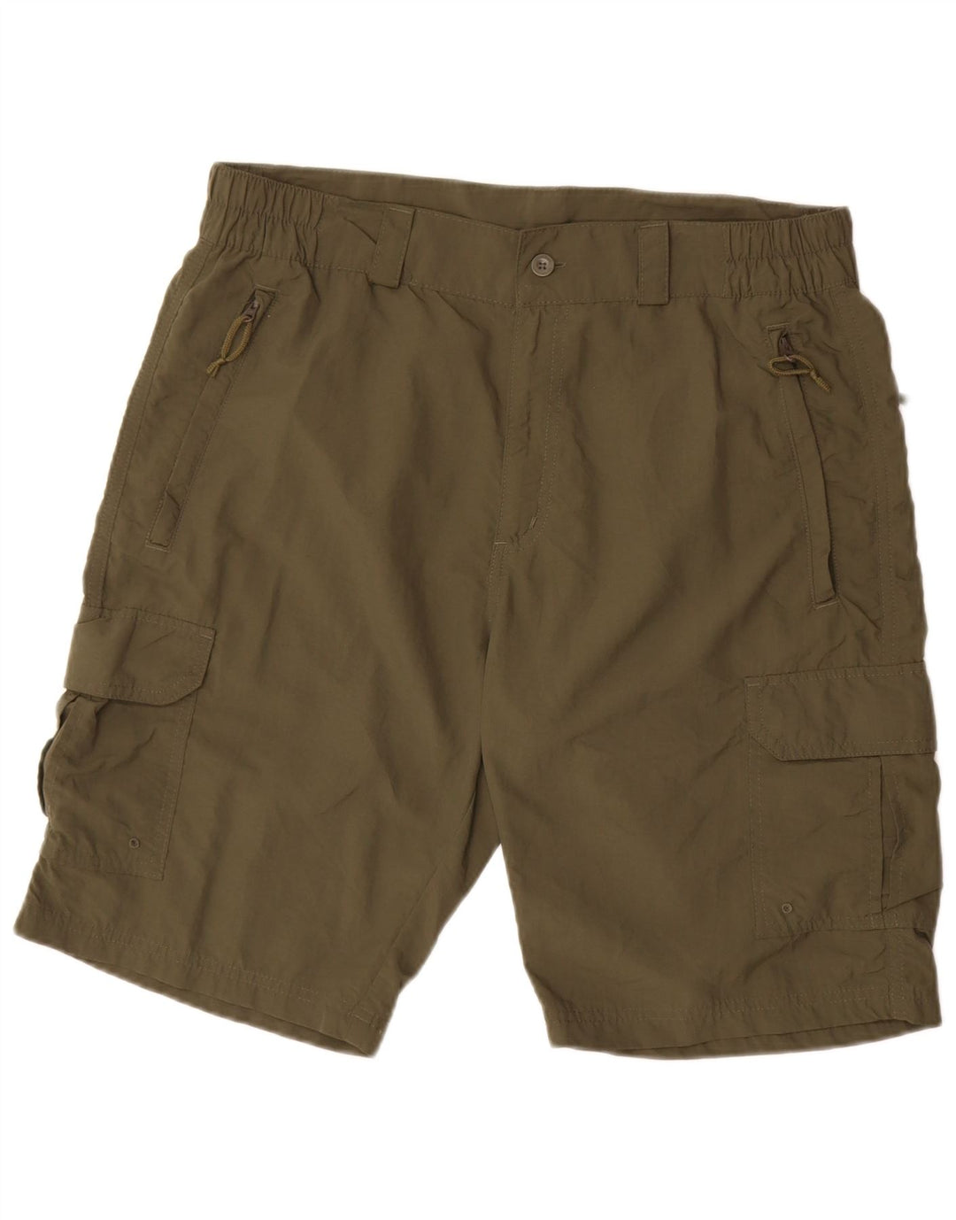 MOUNTAIN WAREHOUSE Herren Cargo-Shorts W34 Large Khaki Nylon