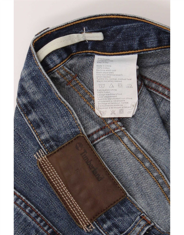 Timberland Herren Straight Jeans W36 L32 Blaue Baumwolle