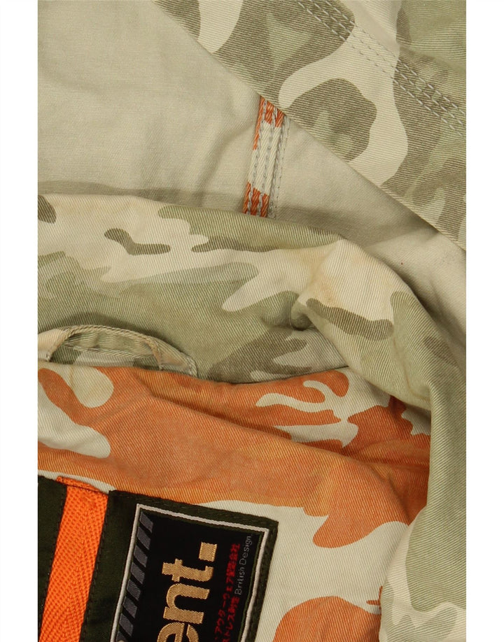 Superdry Damen Übergroße Militärjacke mit 3/4-Ärmeln, UK 14, mittleres Khaki