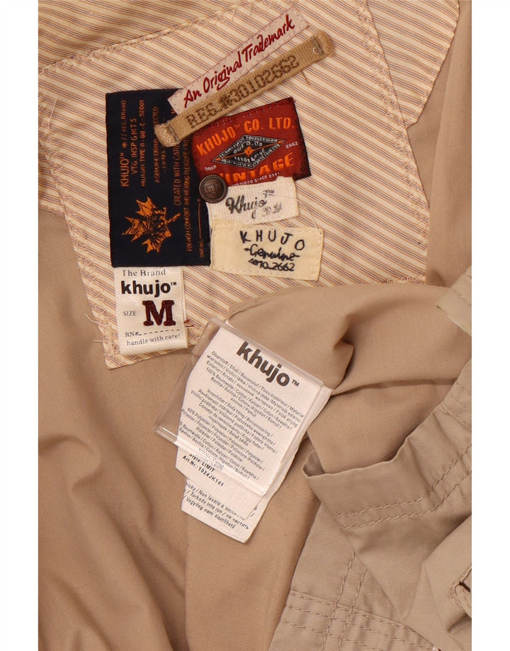 KHUJO Damen Utility-Jacke UK 14 Mittelbeige Baumwolle