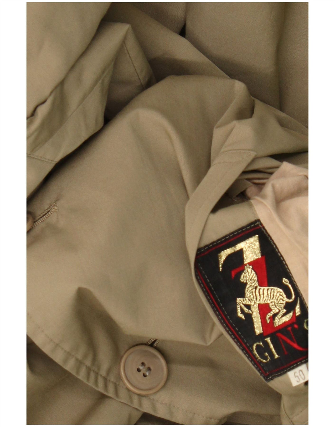 NINO Herrenmantel IT 50 Large Braunes Polyester