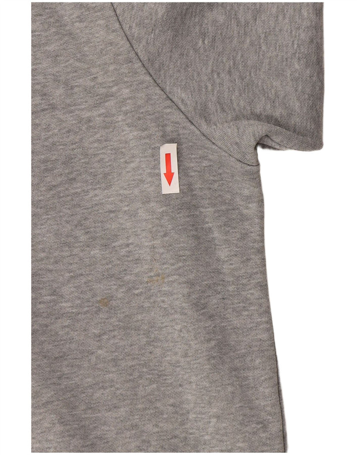 Puma Herren-Trainingsanzug-Top-Jacke, große grau gefleckte Baumwolle